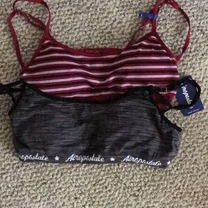 2 Aeropostale’s workout bras size large
